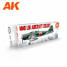 AK11737 WWII IJN Aircraft Colors Set 3Gen