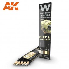 Weathering Pencil Set Dirt: Marks set