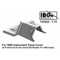 Fw 190D Instrument Panel Cover 3D Printed for IBG Fw 190D Family 1/72