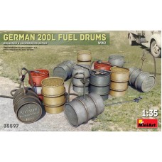 German 200 Liter Fuel Drum Set 1/35