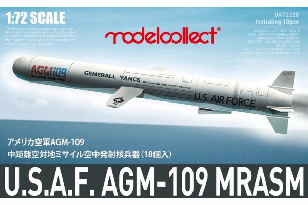 AGM-109 MRASM Missile Set 18 pcs 1/72