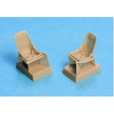SBS 48007 Bf-109 Seat with harness (x2) 1/48