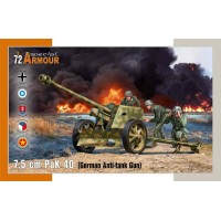 7,5 cm PaK 40 Anti-tank Gun 1/72