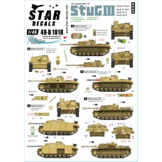 Star Decals 48-B1018 StuG III Italian Front 1/35