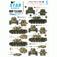Star Decals 72-A1005 Finnish Tanks in WW2 #1 1/72