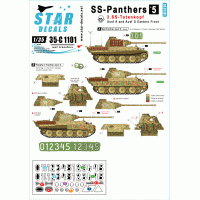 Star Decals 35-C1101 SS-Panthers #5 1/35