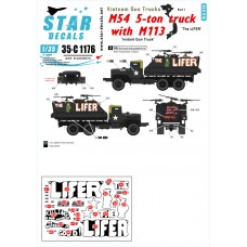 Star Decals 35-C1176 Vietnam Gun Trucks #1 1/35