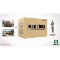 TIGER I BIG BOX 2 kits & 1:16 Michael Wittman figure 1/35