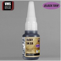 VMS FLEXY 5K CA contact adhesive BLACK THIN 25 ml