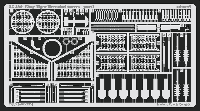 Kingtiger (Henschel) 1/35 BIG ED for Tamiya kit