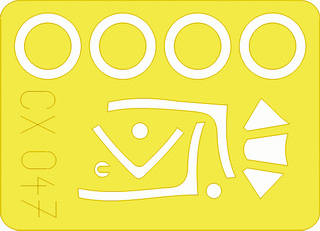 P-47D-25 1/72 Masking sheet for Tamiya kit