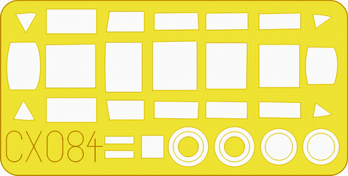 B5N Kate 1/72 Masking sheet for Hasegawa kit
