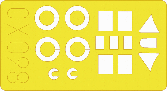 MC.202 Folgore 1/72 Masking sheet for Hasegawa kit