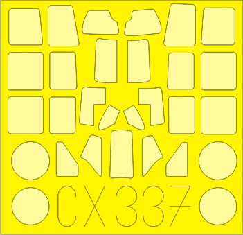 A6M2b 1/72 Masking sheet for Tamiya kit