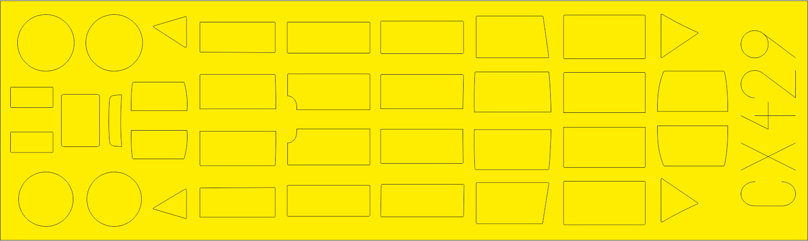 B5N2 Kate 1/72 Masking sheet for Airfix kit