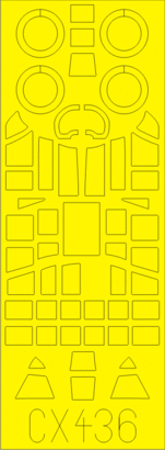 Ju 87B-1 1/72 Masking sheet for Airfix kit