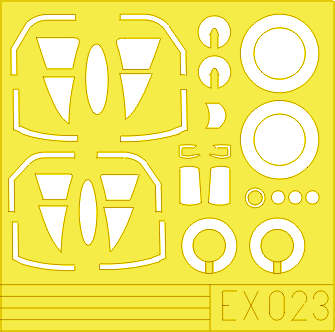 A-4E/F 1/48 Masking sheet for Hasegawa kit