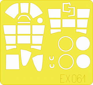 F4U-1 Birdcage 1/48 Masking sheet for Tamiya kit