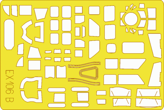 B-17G Flying Fortress 1/48 Masking sheet for Revell/Monogram kit