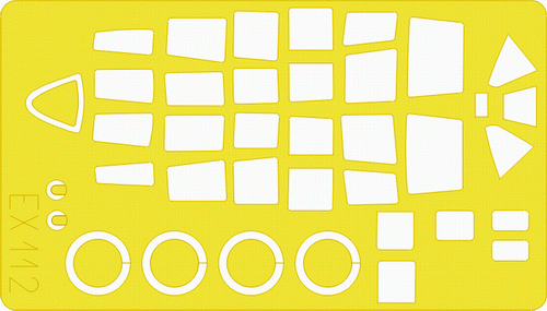 Ki-46 III Kai Dinah 1/48 Masking sheet for Tamiya kit