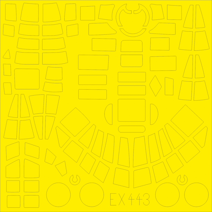 BV 141 1/48 Masking sheet for Hobby Boss kit
