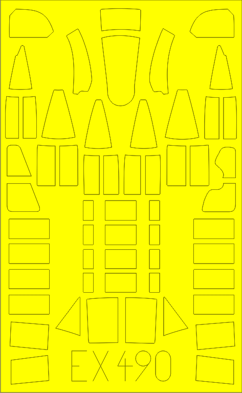 Defiant Mk. I 1/48 Masking sheet for Airfix kit