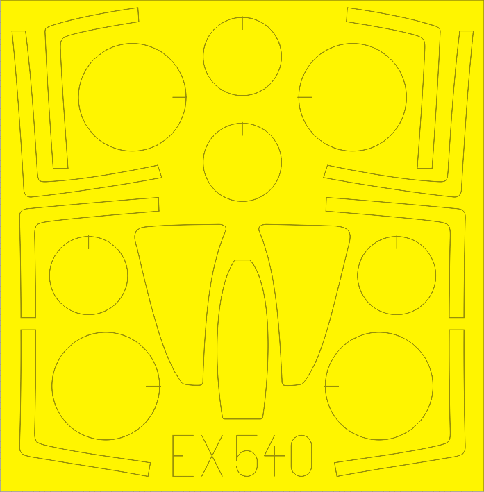 F-14A 1/48 Masking sheet for Tamiya kit