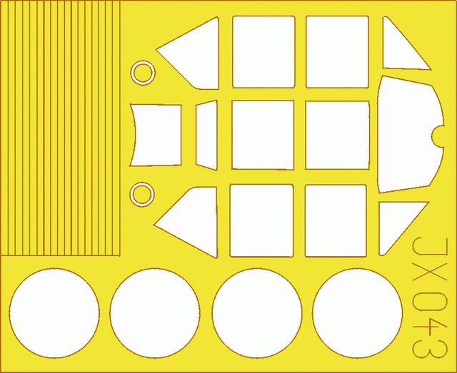 Bf 109G 1/32 Masking sheet for Revell kit