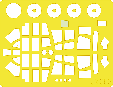 Ju 87G Stuka 1/32 Masking sheet for Hasegawa kit