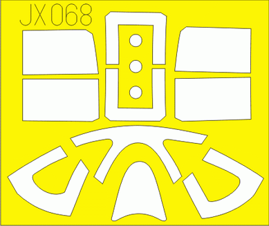F6F-5 1/32 Masking sheet for Trumpeter kit