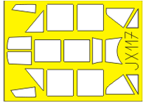 Bf 109F-4 1/32 Masking sheet for Trumpeter kit