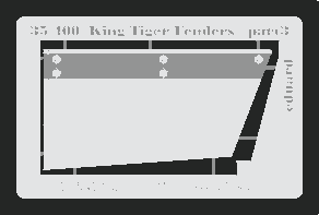 King Tiger fenders 1/35 Photo-etch for Tamiya kit