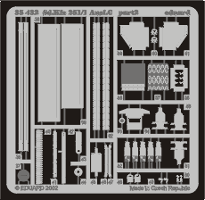 Sd. Kfz.251/1 Ausf. C 1/35 Photo-etch for Tamiya kit