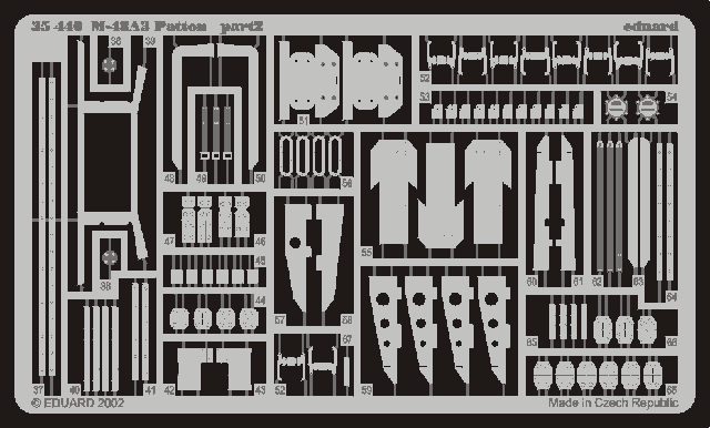 M-48A3 Patton 1/35 Photo-etch for Tamiya kit