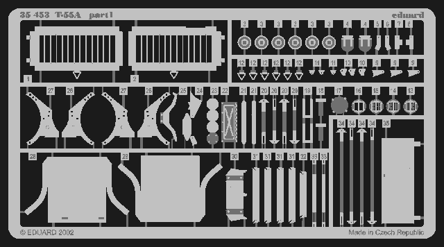 M4A3 Sherman 75mm gun 1/35 Photo-etch for Tamiya kit