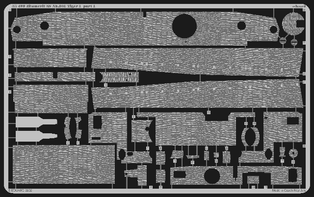 StuG. III Ausf. G Zimmerit 1/35 Photo-etch for Tamiya kit
