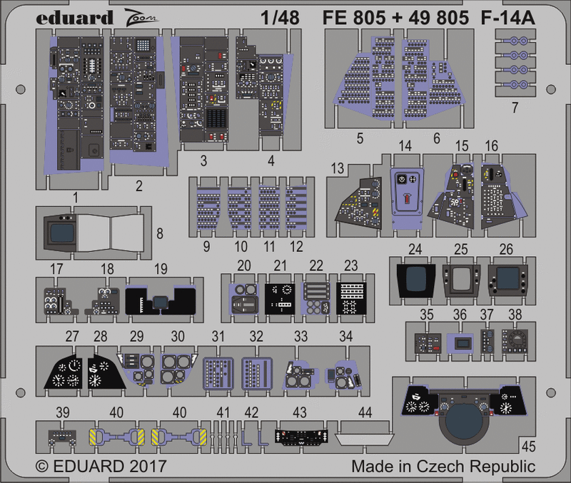 F-14A photo-etch for Tamiya kit F-14A photo-etch for Tamiya kit