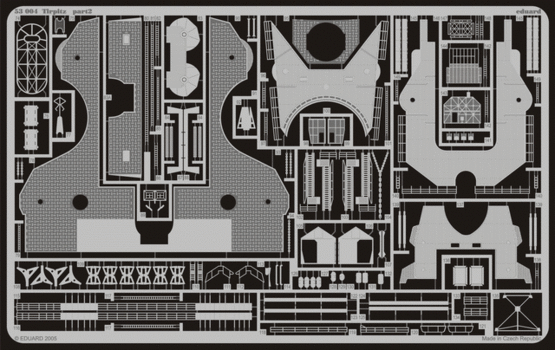 Tirpitz 1/350 photo-etch for Tamiya kit Tirpitz 1/350 photo-etch for Tamiya kit