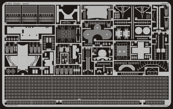 Tirpitz 1/350 photo-etch for Tamiya kit