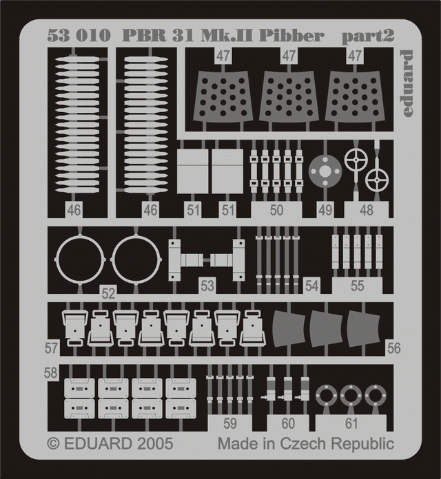 PBR 31 Mk.II Pibber 1/35 photo-etch for Tamiya kit