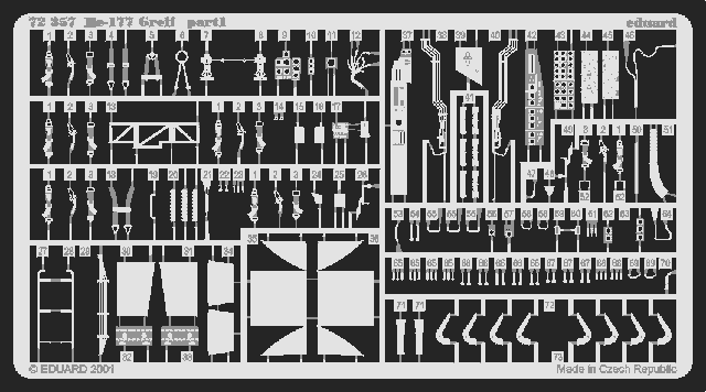He 177 1/72 Photo-etch for Revell kit
