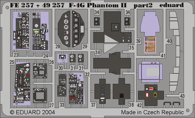 F-4G 1/48 Photo-etch for Hasegawa kit