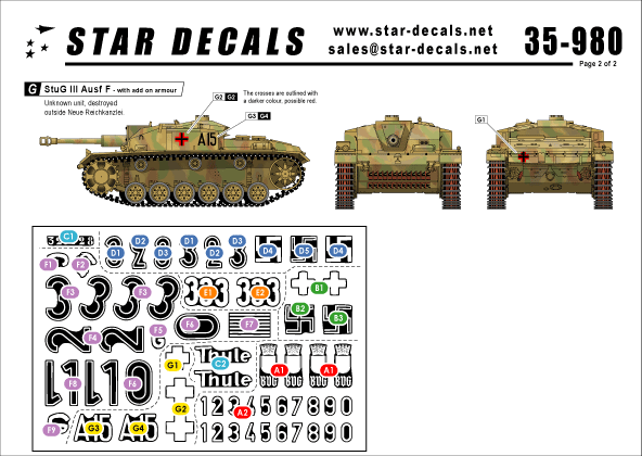 Star Decals 35-980 Berlin #2 Tanks and Trams inside the capital 1/35